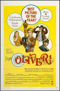 Oliver 1969 Original U.S. One Sheet Movie Poster  