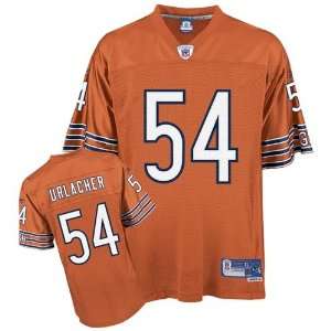  Chicago Bears Brian Urlacher Replica Orange Jersey Sports 