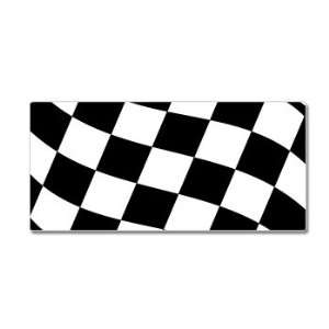    Checkered Flag   Racing NASCAR   Window Bumper Sticker Automotive