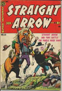 Straight Arrow #33 Magazine Enterprise Comic 1953 VG+  