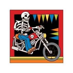  Day of the Dead Motorcycle Rider