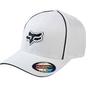 Fox Racing Controlled Substance Mens Flexfit Racewear Hat/Cap   White 