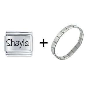  Pugster Name Shayla Italian Charm Pugster Jewelry