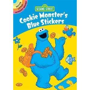 Cookie Monsters Blue Stickers [With Sticker(s)][ SESAME STREET COOKIE 