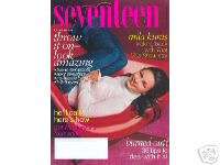 MILA KUNIS 10/01 Seventeen Magazine  