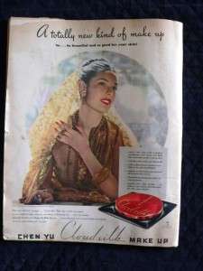 Vintage JAN 1946 Seventeen Magazine Ads Hats Fashions Movies Glenn 