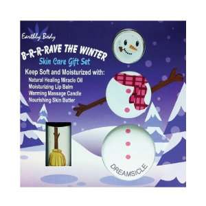  Earthly Body Winter Skin Care Snowman Kit Beauty