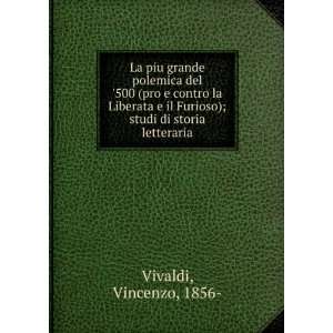   Furioso); studi di storia letteraria Vincenzo, 1856  Vivaldi Books