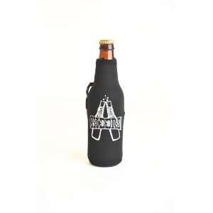 Neoprene Bottle Cooly with Hat Trick Opener attached/Cheers logo 