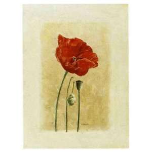  Coquelicot 1   Poster by Laurence David (11.75 x 15.75 