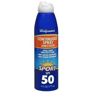   Sport Sunscreen Continuous Spray, 6 oz Beauty