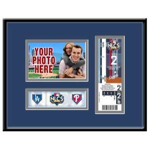   NLCS Game Day Ticket Frame   Dodgers vs Phillies