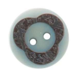  Paradise Exotic Shawl Pins Corozo Clover Button 1/2 