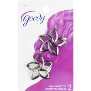  Goody Classics Star Shaped Jean Wires Barrettes, 2 Count 