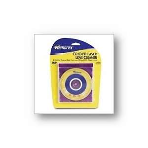    MEMOREX 32028003 6 Brush CD/DVD Laser Lens Cleaner Electronics