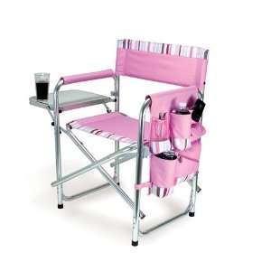  Outdoor Folding Picnic & Spectator Chair   Pink Patio 
