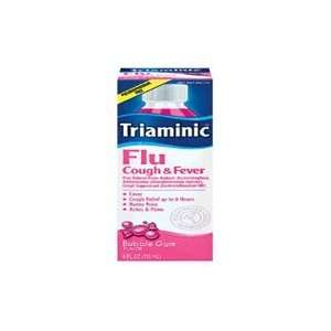 Triaminic Flu, Cough & Fever Relief Liquid, Bubble Gum Flavor   4 Oz 