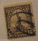 1931 Statue of Liberty Rotary Press Stamp US 696 Sellin