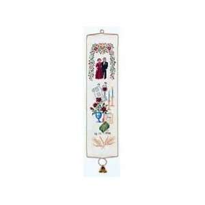  Golden Wedding Anniversary Bell Pull Counted Cross Stitch 