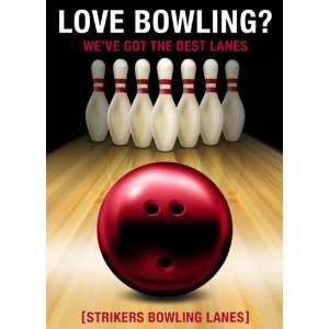  Love Bowling Sign