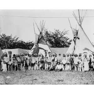  1923 May 29 photo Group of Indians, one of them holding 