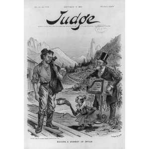  Silver Mine Owner,William Jennings Bryan,1896,Monkey