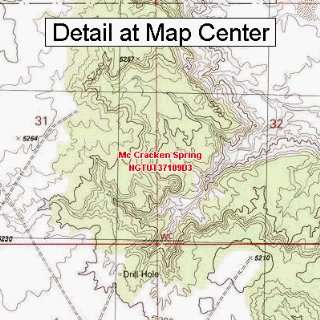  USGS Topographic Quadrangle Map   Mc Cracken Spring, Utah 