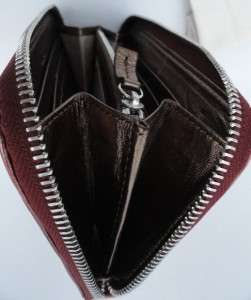 BN MARNI Metallic Rose Leather Long Wallet Bag Purse   Great Gift 
