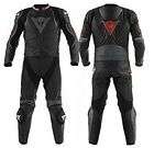 Dainese Laguna Seca Div New 2 Piece Leather Suit Black/Grey EU50 56 