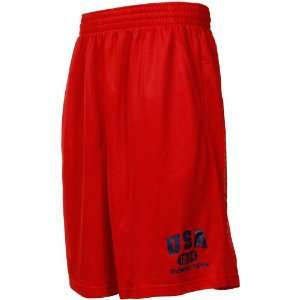  Nike USA Olympic Team Red 1894 Mesh Shorts Sports 