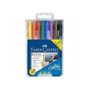 Creative Studio Multi Mark Superfine Pens 8/Pkg Assorted Colors Arts 