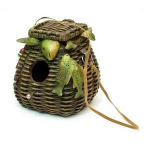  Fishing Creel Basket Birdhouse 