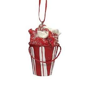  3 Peppermint Twist Sugar Hard Candy Bucket Christmas 