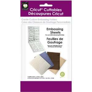  Cricut Cuttables Embossing Sheet Refill 4/Pkg 4.25