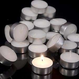  Fresh Linen Scented Tealight Candles Burn 4 Hours Set of 