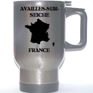  France   AVAILLES SUR SEICHE Stainless Steel Mug 