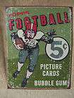 Topps Football Tin Metal Sign Vintage Look Sports Cards