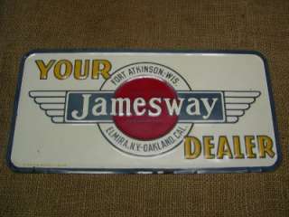 Vintage Jamesway Dealer Sign  Antique Signs Old Scioto  