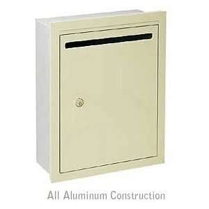  2245VU LETTER BOX STANDARD RECESSED MOUNTED IVORY FINISH 