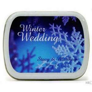 Winter Theme Mint Tins  Grocery & Gourmet Food