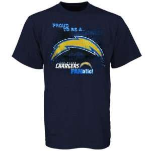  San Diego Chargers Navy Blue Game Film T shirt Sports 
