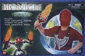 BIONICLE Toa Vakama Action Gear Mask Chest Plate Tool  