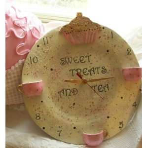Sweet Treats and Tea Clock by Cindy Houot
