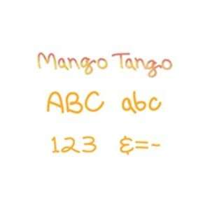  Alphabet Set 35 Dies   Mango Tango by Scrapp Arts, Crafts & Sewing