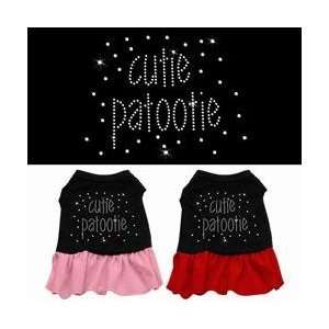 CUTIE PATOOTIE RHINESTONE BLACK/PINK DRESS