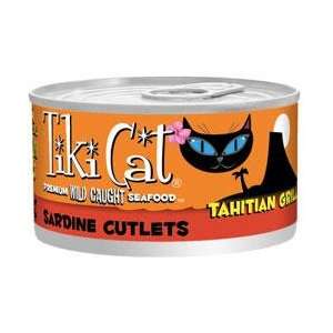  Tiki Cat Tahitian Grill Sardine Cutlets Canned Cat Food 12 
