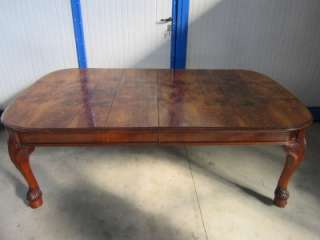   LARGE ANTIQUE ENGLISH 12 WALNUT DINING ROOM TABLE 12IT010  