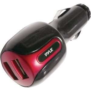  Pyle USB Car Charger with Dual USB Ports  Players 