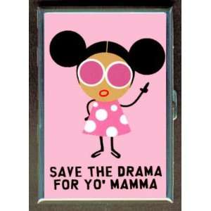 KL SAVE THE DRAMA FOR YO MAMA ID CREDIT CARD WALLET CIGARETTE CASE 
