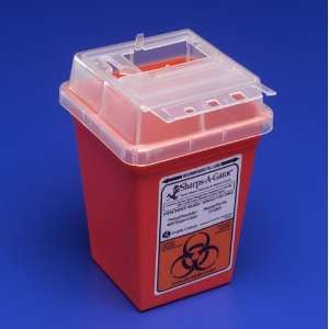  The Plebotomy Unit, 1 Qt. Sharps Container, Red, Case 